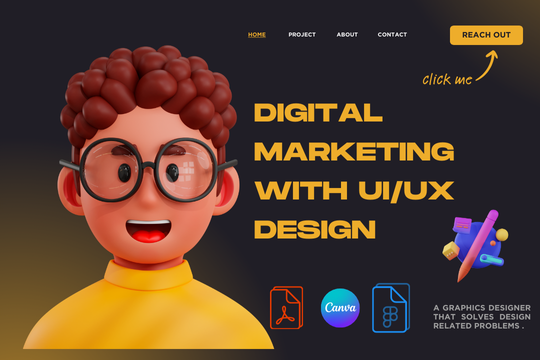 Digital Marketing with UI/UX Design